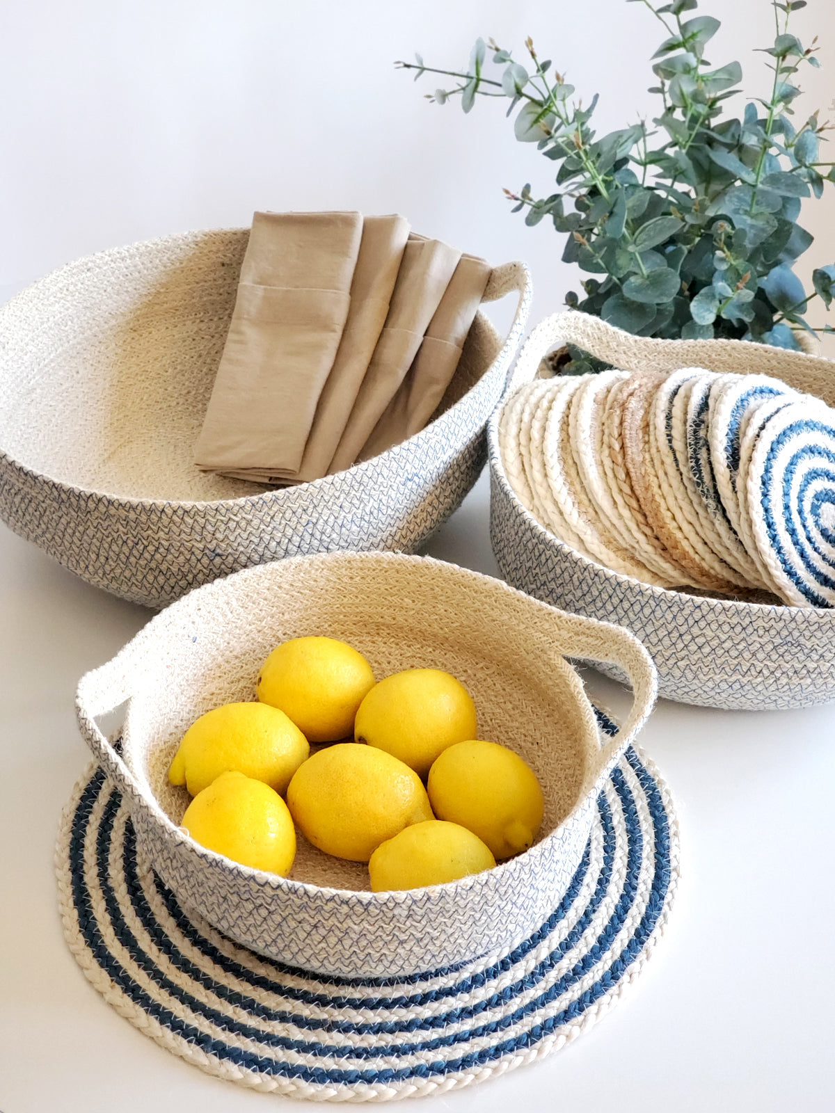 Amari Fruit Bowl - Blue-1